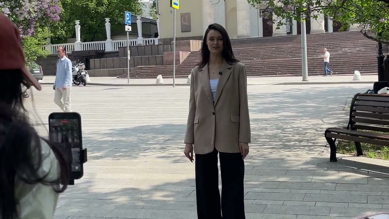 Съёмка на улице — съёмки Packman Production